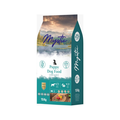 Mystic Az Tahıllı Kuzu Etli Yavru Köpek Maması 15 KG